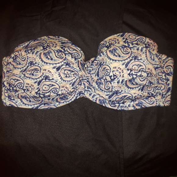 Victoria's Secret Strapless Padded Bathing Suit Top Bikini Top Bra 36D - Picture 1 of 4